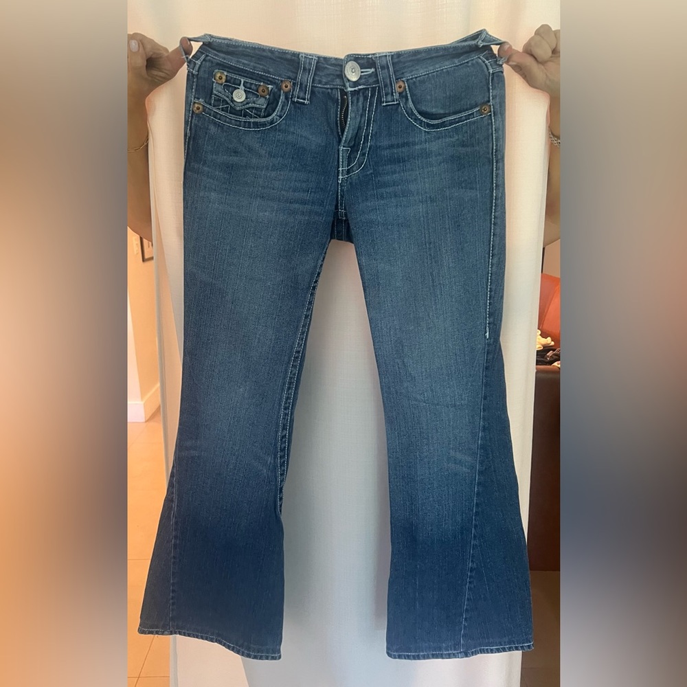 True Religion denim flare jeans